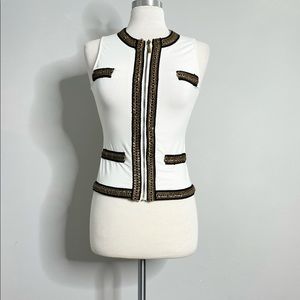 CARMIN LOS ANGELES Sleeveless Chain Vest